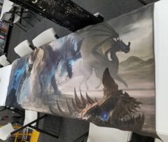 Playmat: Lars Grant-West: Reptilian Ressurection: 8 foot Tablemat